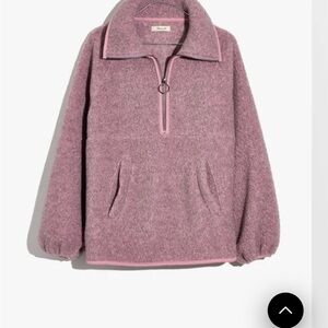 Madewell purple pink Fleece Jacket